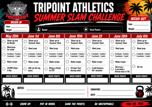 Summer Slam Accountability Challenge