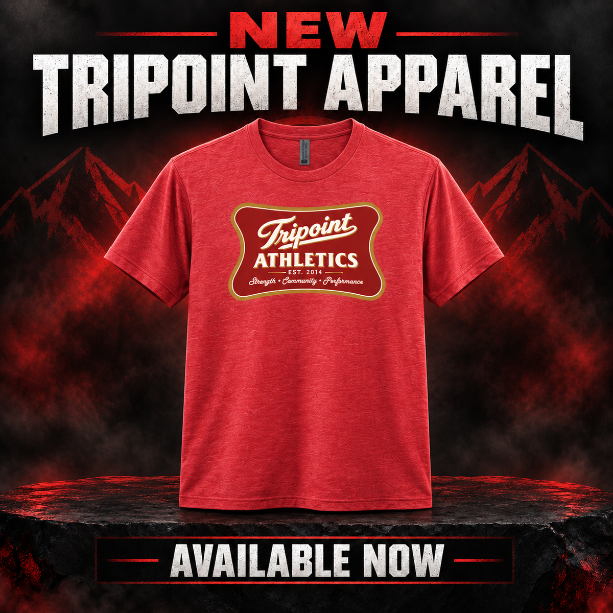 Graphic Tee Dark red
